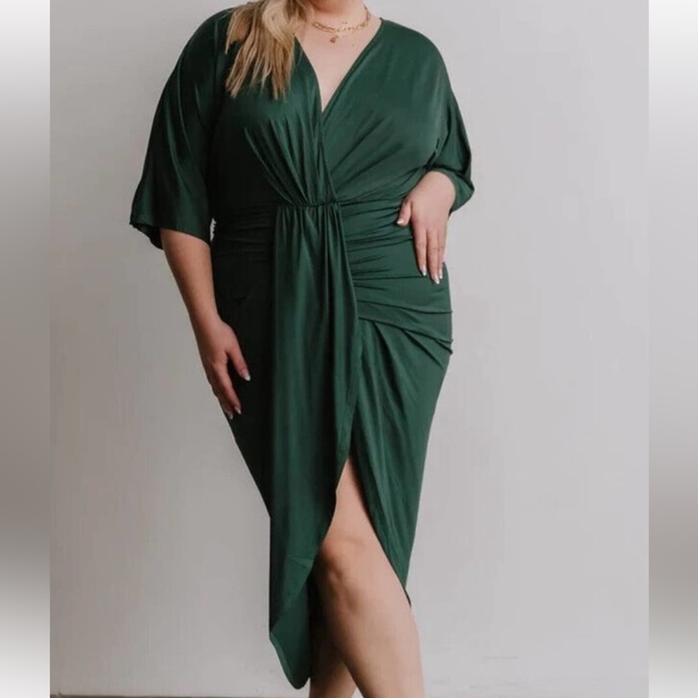 BALTICBORN Green Mimi Midi Dress 2XL NWT
